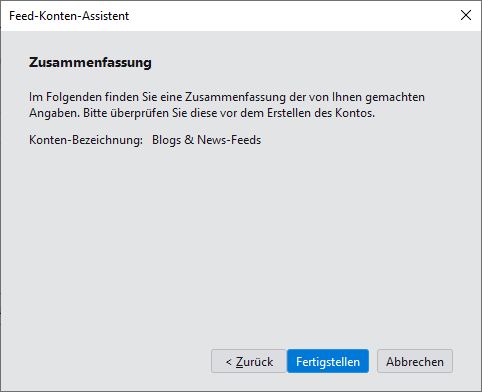 Thunderbird als Newsreader Thunderbird als Newsreader