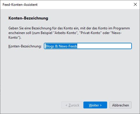Thunderbird als Newsreader Thunderbird als Newsreader