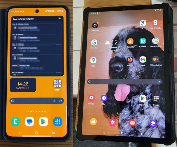 Smartphone und Tablet Smartphone und Tablet