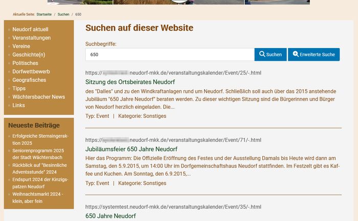 Erweiterte Suche Ergebnis 2 Erweiterte Suche Ergebnis 2