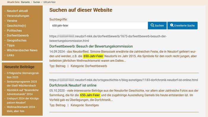 Suchergebnis Suchergebnis