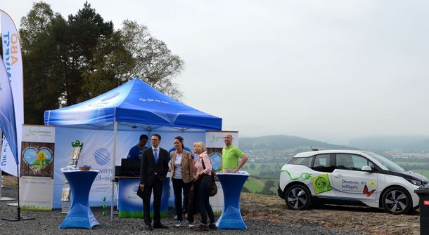 Info-Stand der Kreiswerke Main-Kinzig Info-Stand der Kreiswerke Main-Kinzig