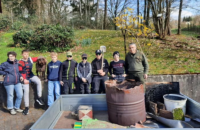 Burkhard Wolf und die Jungschützen