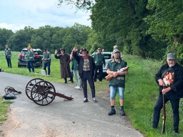 Die Böllerschützen des Schützenvereins