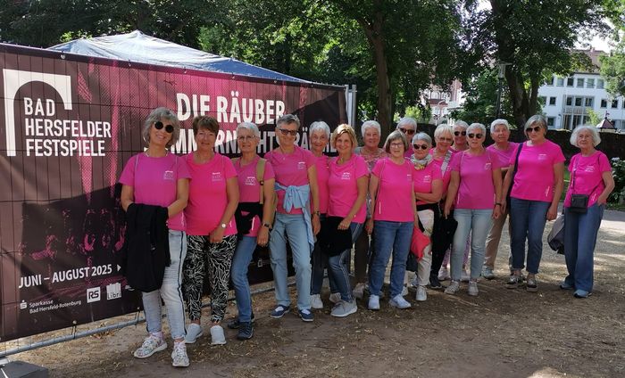 In Bad Hersfeld vor der Aufführung