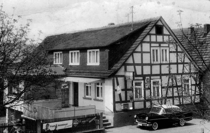 Gaststätte "Zum Frohsinn" (im Volksmund "Kromm") Gaststätte "Zum Frohsinn" (im Volksmund "Kromm")