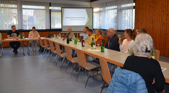 Mitglieder der Weinfreunde bei der JHV 2025 Mitglieder der Weinfreunde bei der JHV 2025